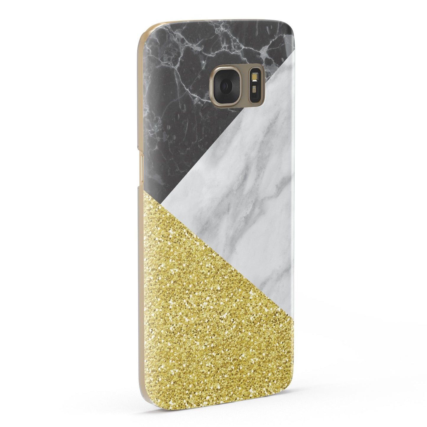 Marble Black Gold Samsung Galaxy Case Fourty Five Degrees