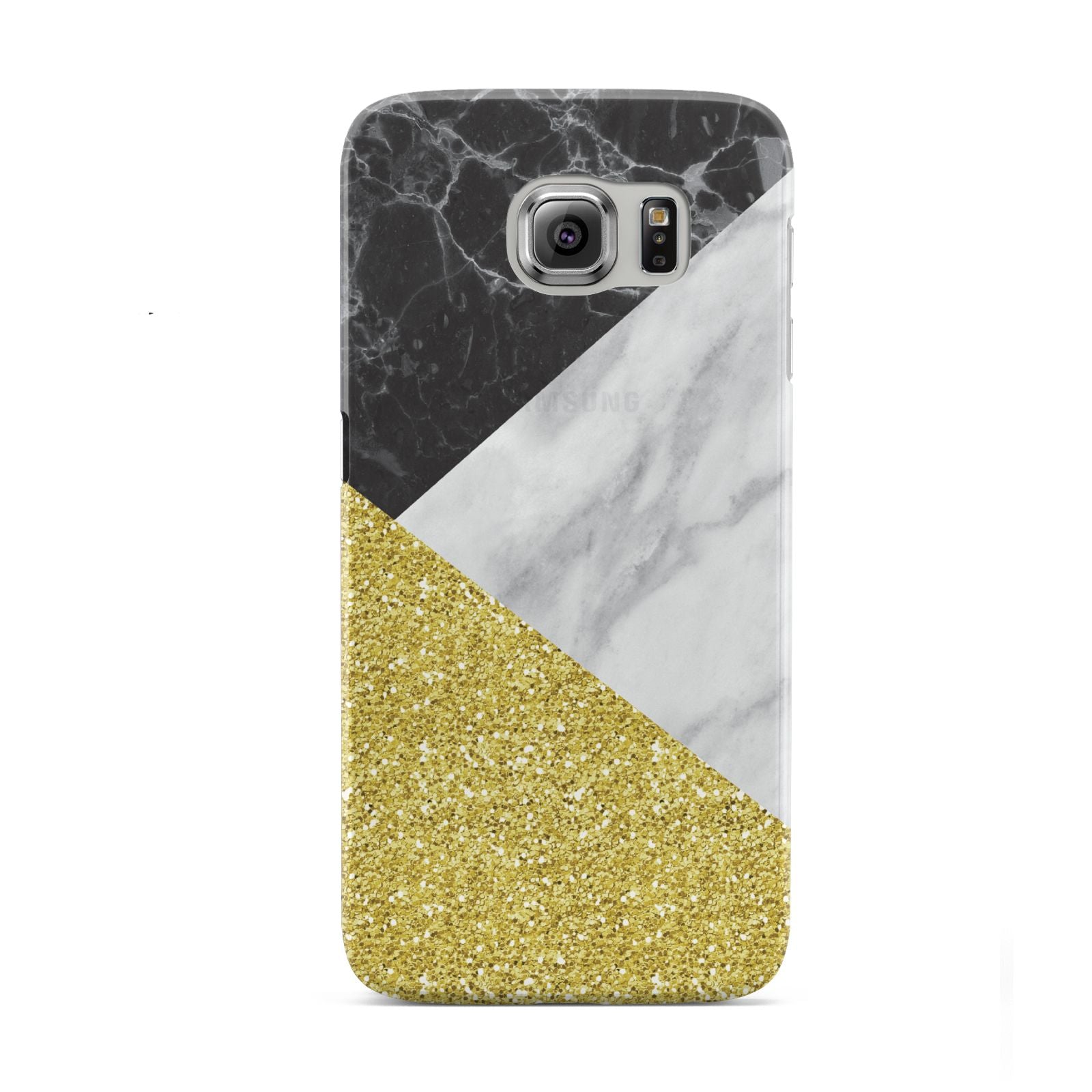 Marble Black Gold Samsung Galaxy S6 Case