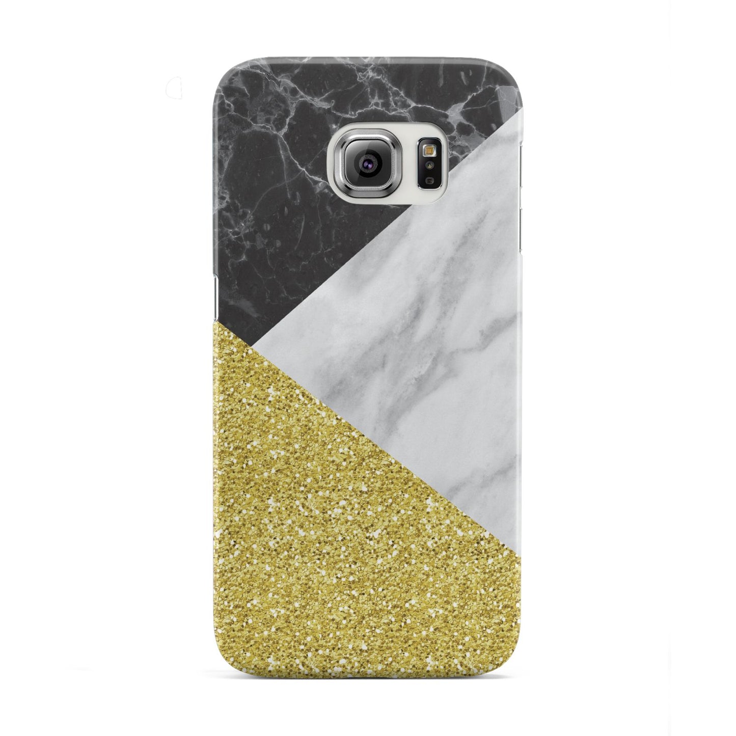 Marble Black Gold Samsung Galaxy S6 Edge Case