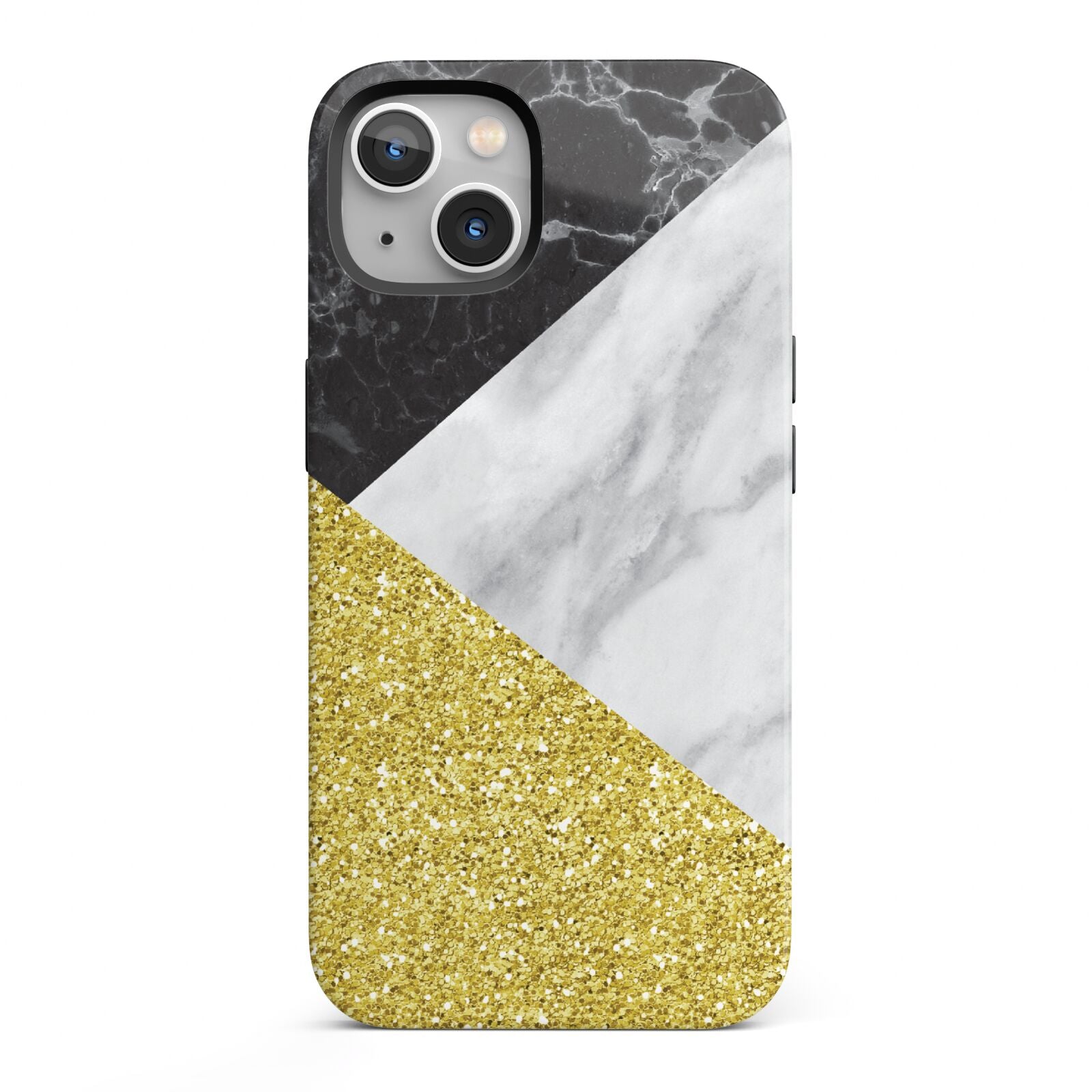 Marble Black Gold iPhone 13 Full Wrap 3D Tough Case