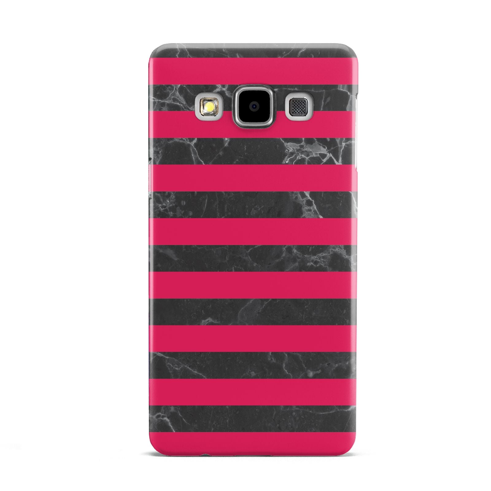 Marble Black Hot Pink Samsung Galaxy A5 Case