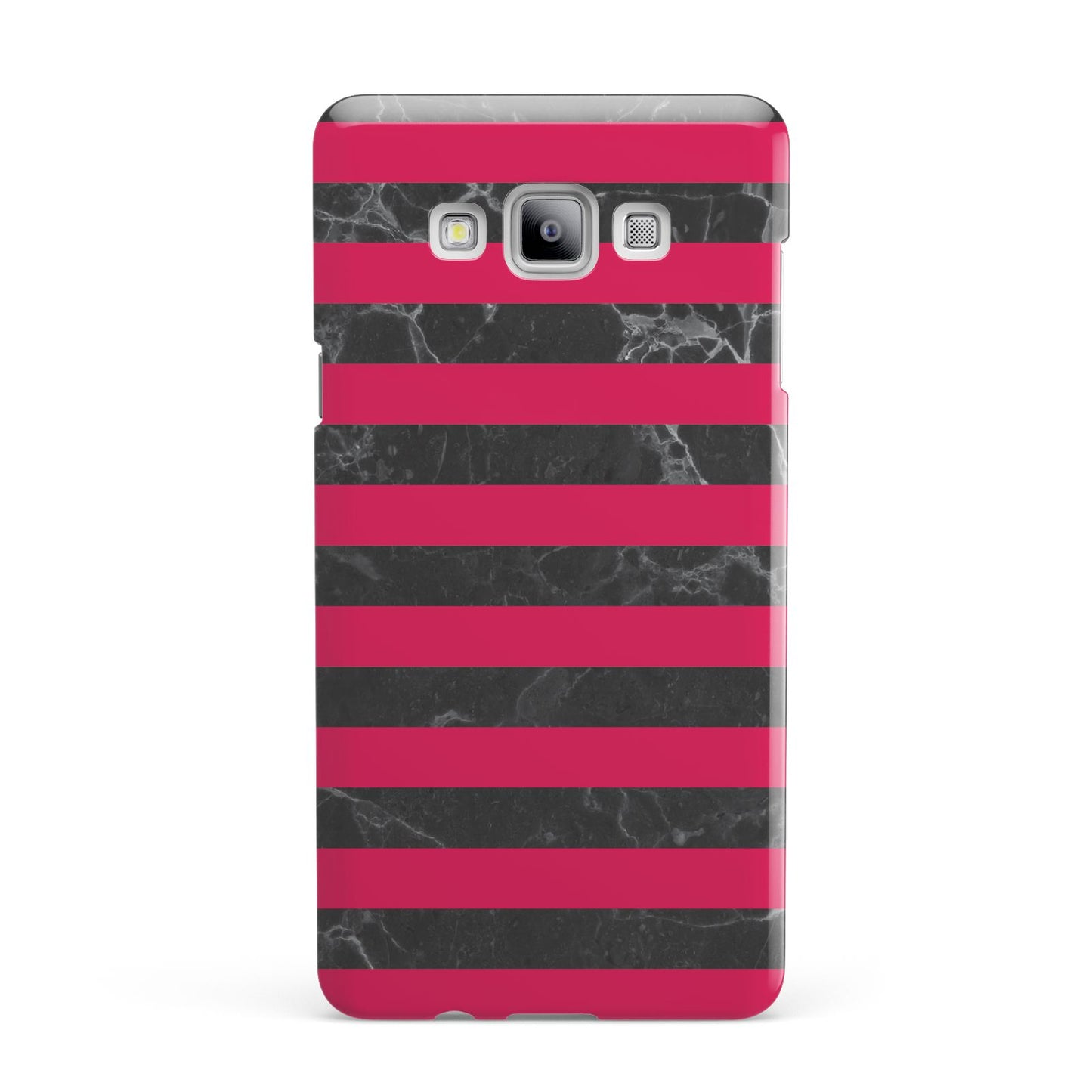 Marble Black Hot Pink Samsung Galaxy A7 2015 Case
