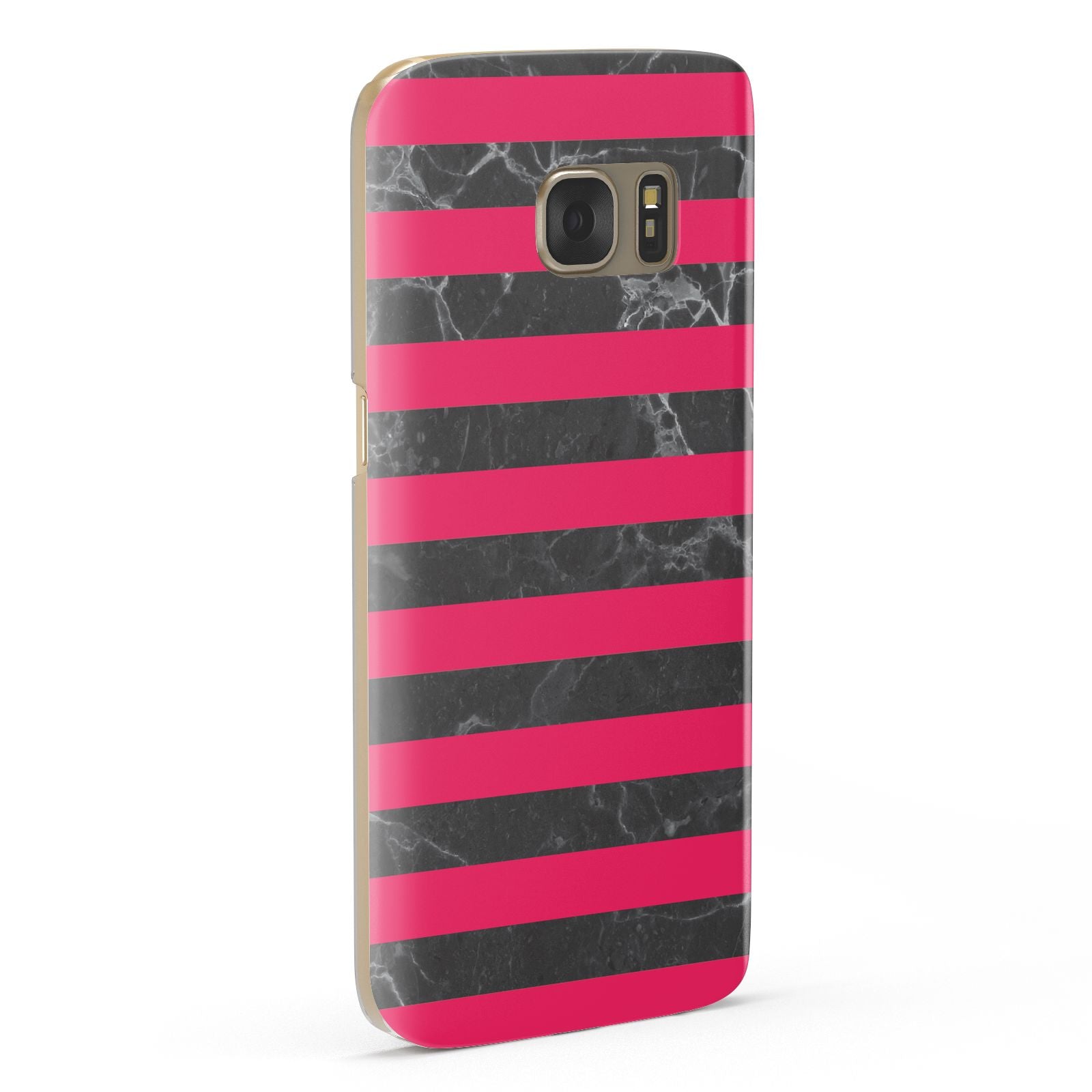 Marble Black Hot Pink Samsung Galaxy Case Fourty Five Degrees