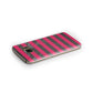 Marble Black Hot Pink Samsung Galaxy Case Side Close Up
