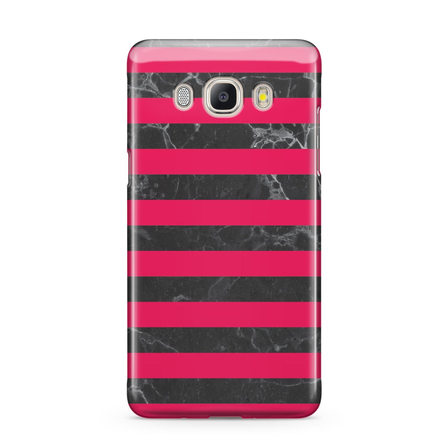 Marble Black Hot Pink Samsung Galaxy J5 2016 Case