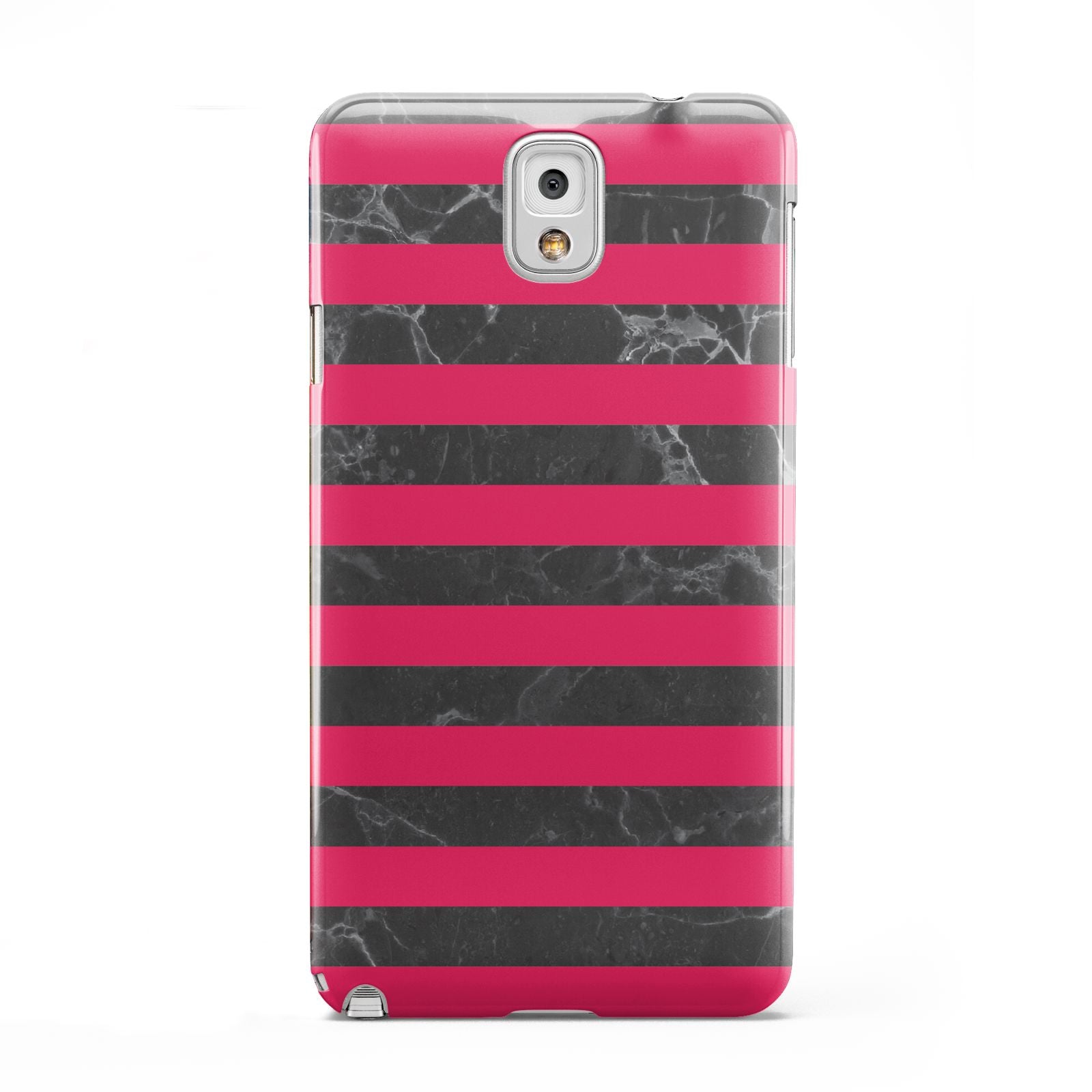 Marble Black Hot Pink Samsung Galaxy Note 3 Case