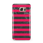 Marble Black Hot Pink Samsung Galaxy Note 5 Case