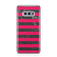 Marble Black Hot Pink Samsung Galaxy S10E Case