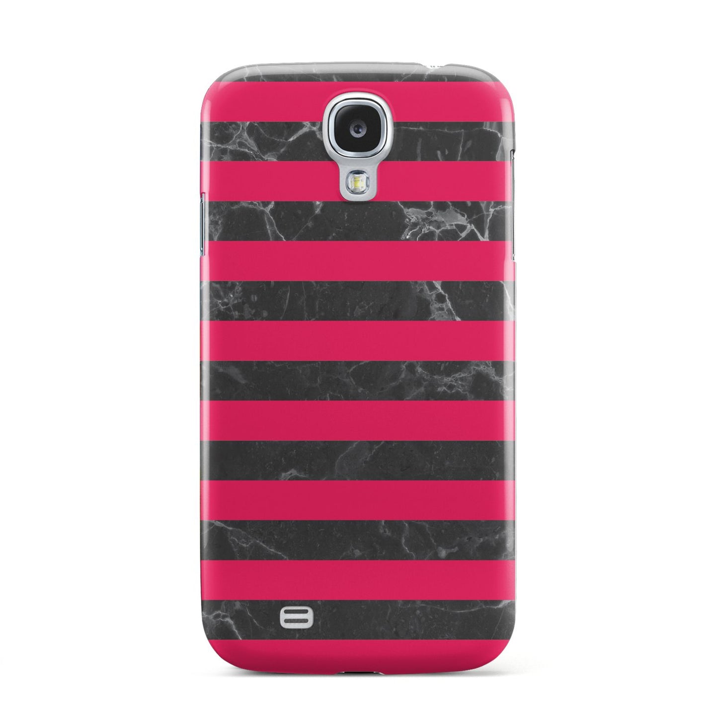 Marble Black Hot Pink Samsung Galaxy S4 Case
