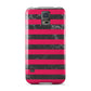 Marble Black Hot Pink Samsung Galaxy S5 Case