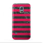 Marble Black Hot Pink Samsung Galaxy S5 Mini Case