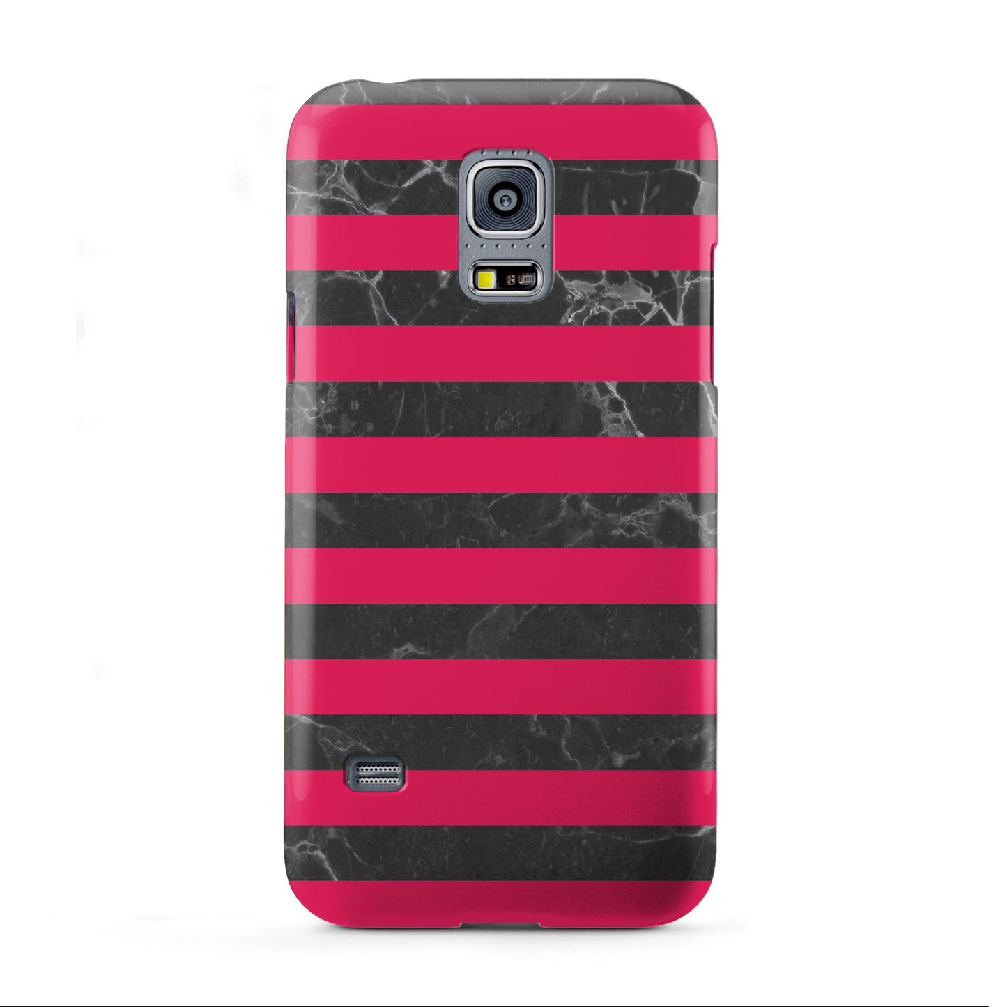 Marble Black Hot Pink Samsung Galaxy S5 Mini Case