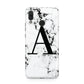 Marble Black Initial Personalised Huawei Nova 3 Phone Case