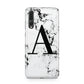 Marble Black Initial Personalised Huawei P20 Pro Phone Case