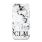 Marble Black Initials Personalised Samsung Galaxy A5 2017 Case on gold phone