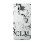 Marble Black Initials Personalised Samsung Galaxy Alpha Case