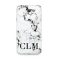 Marble Black Initials Personalised Samsung Galaxy J7 2017 Case
