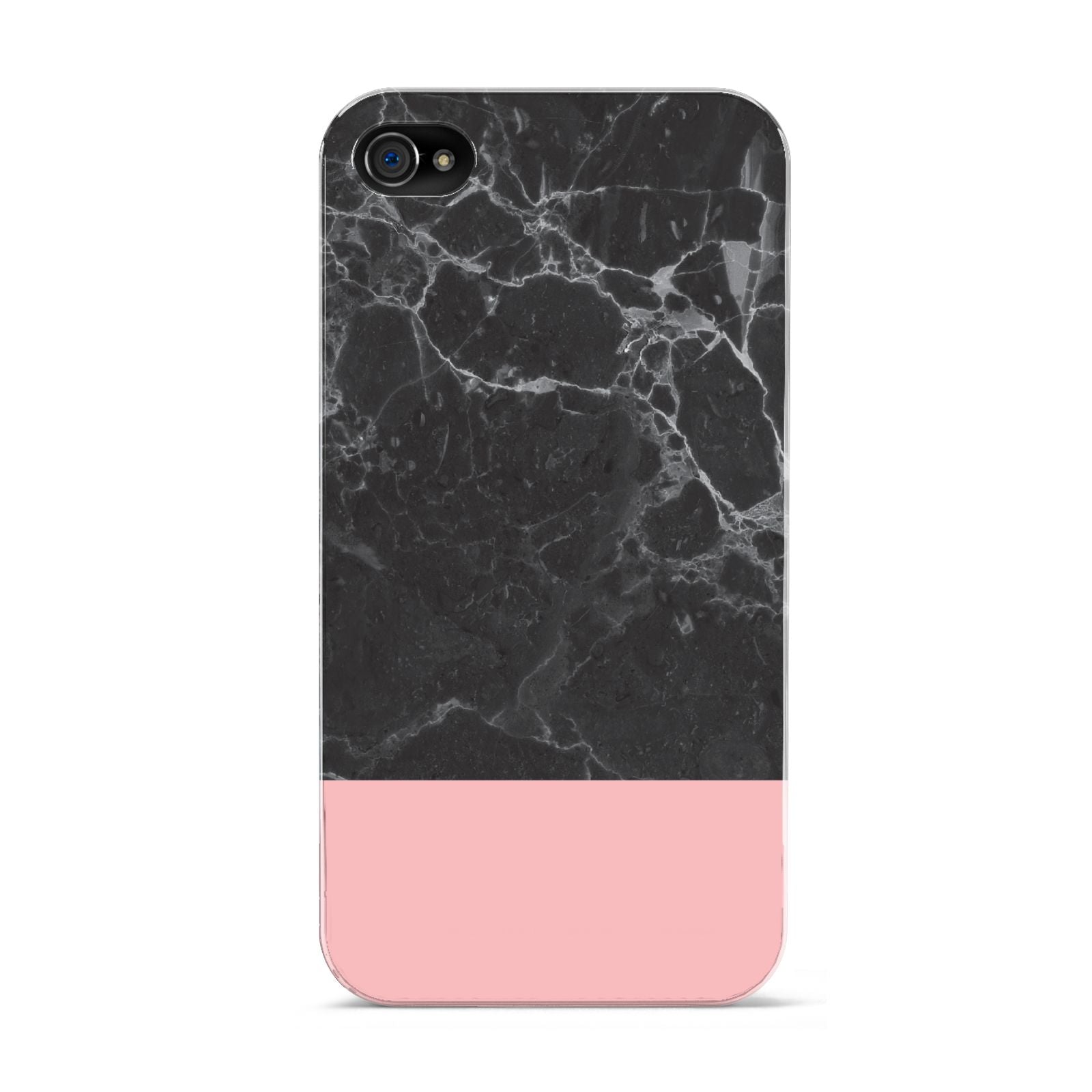 Marble Black Pink Apple iPhone 4s Case