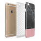 Marble Black Pink Apple iPhone 6 Plus 3D Tough Case Expand Detail Image