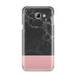 Marble Black Pink Samsung Galaxy A8 2016 Case