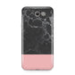 Marble Black Pink Samsung Galaxy J7 2017 Case