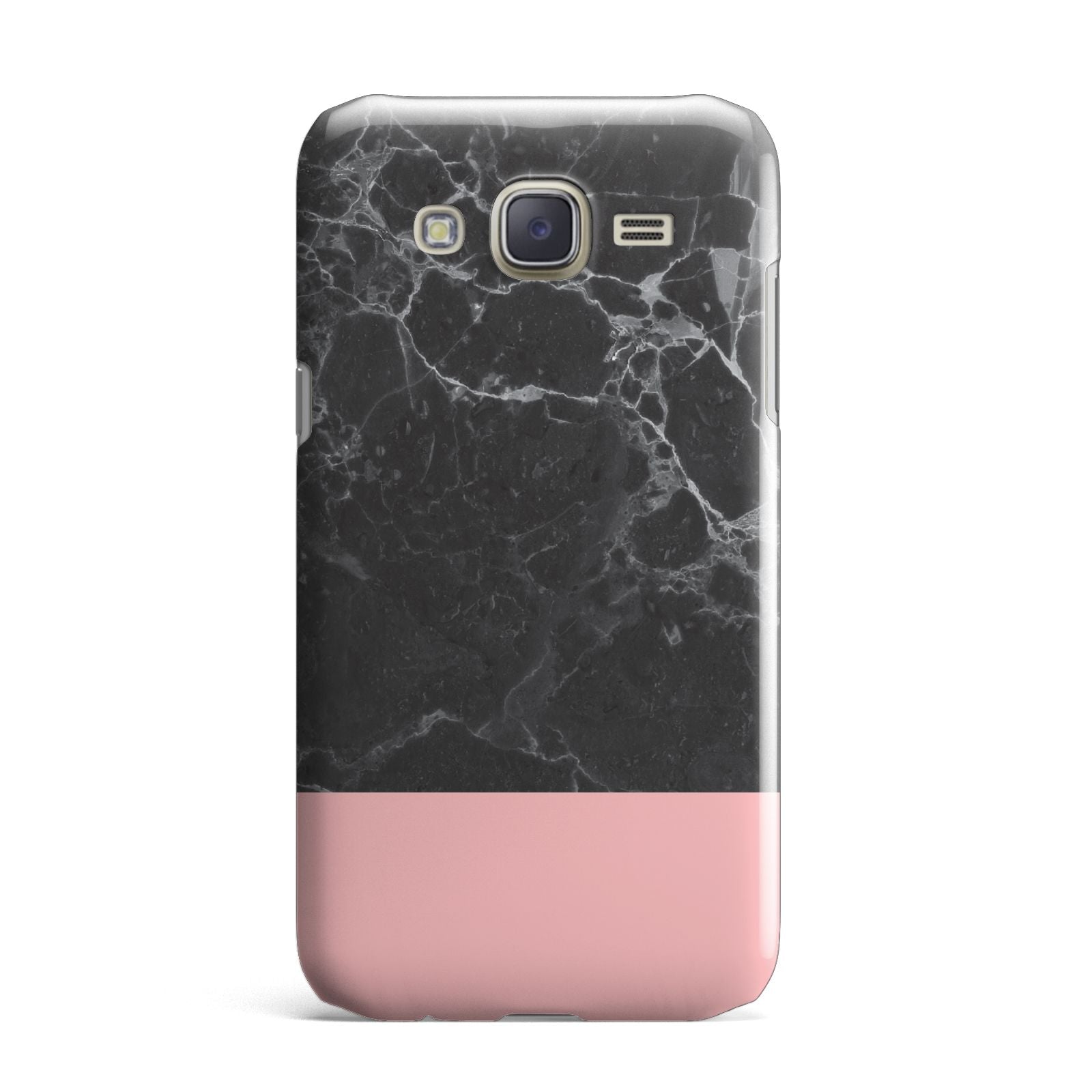 Marble Black Pink Samsung Galaxy J7 Case