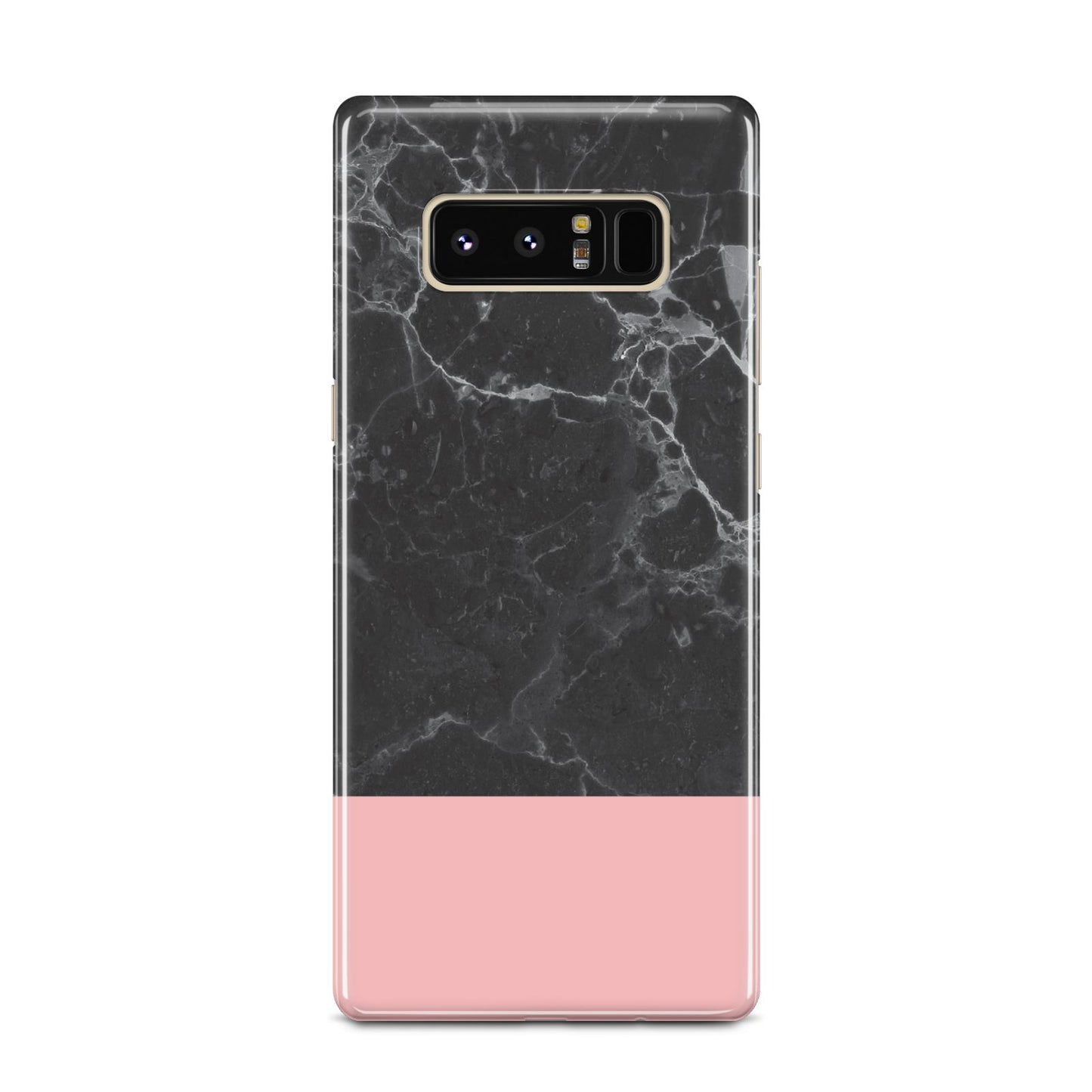 Marble Black Pink Samsung Galaxy Note 8 Case