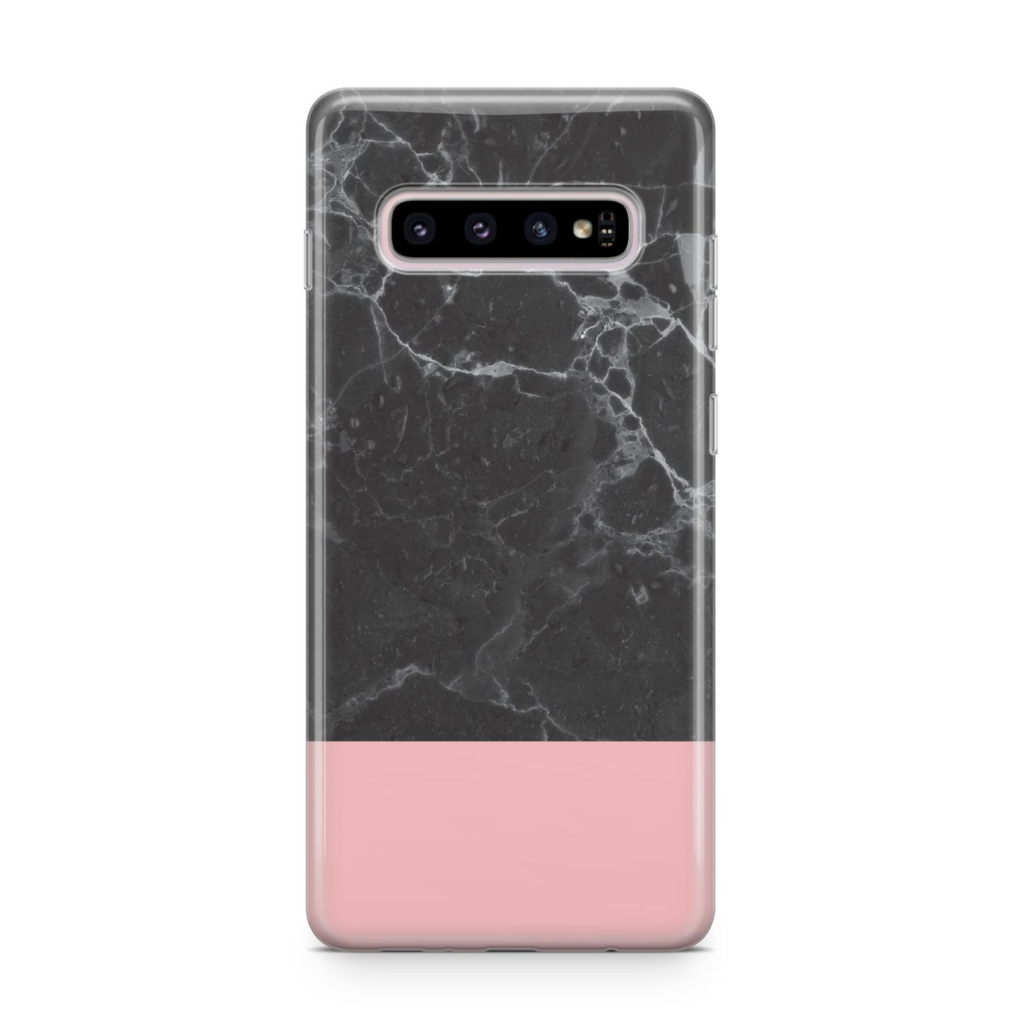 Marble Black Pink Samsung Galaxy S10 Plus Case