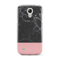 Marble Black Pink Samsung Galaxy S4 Mini Case