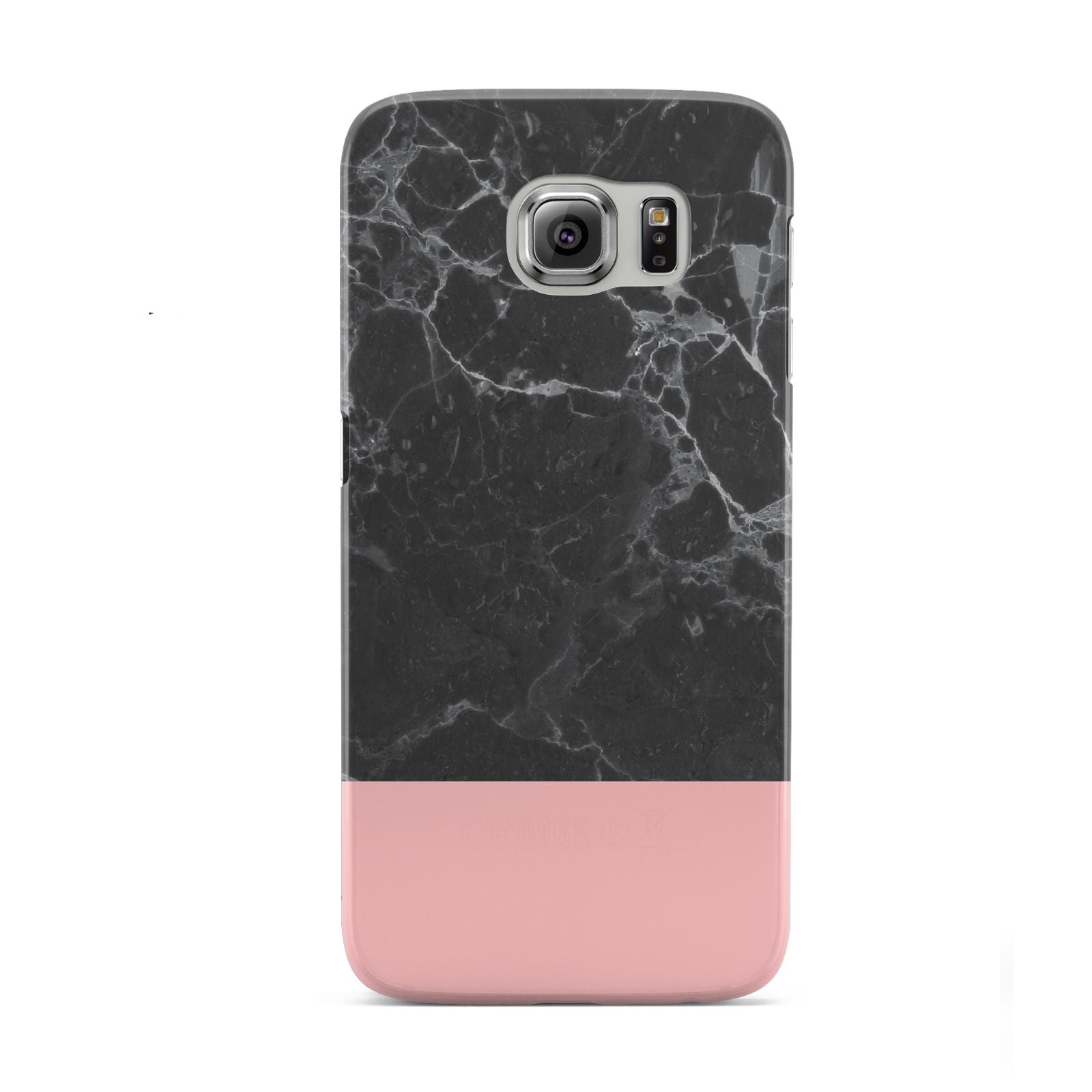 Marble Black Pink Samsung Galaxy S6 Case