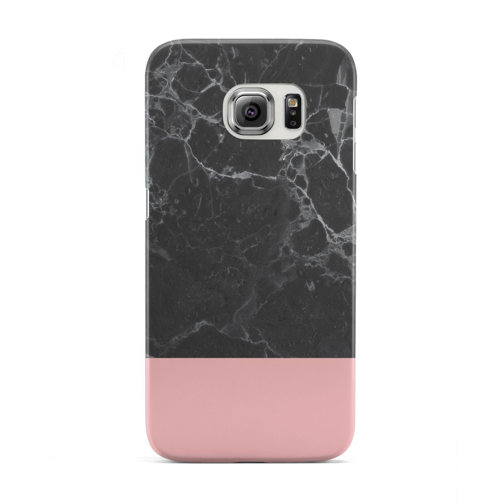 Marble Black Pink Samsung Galaxy S6 Edge Case