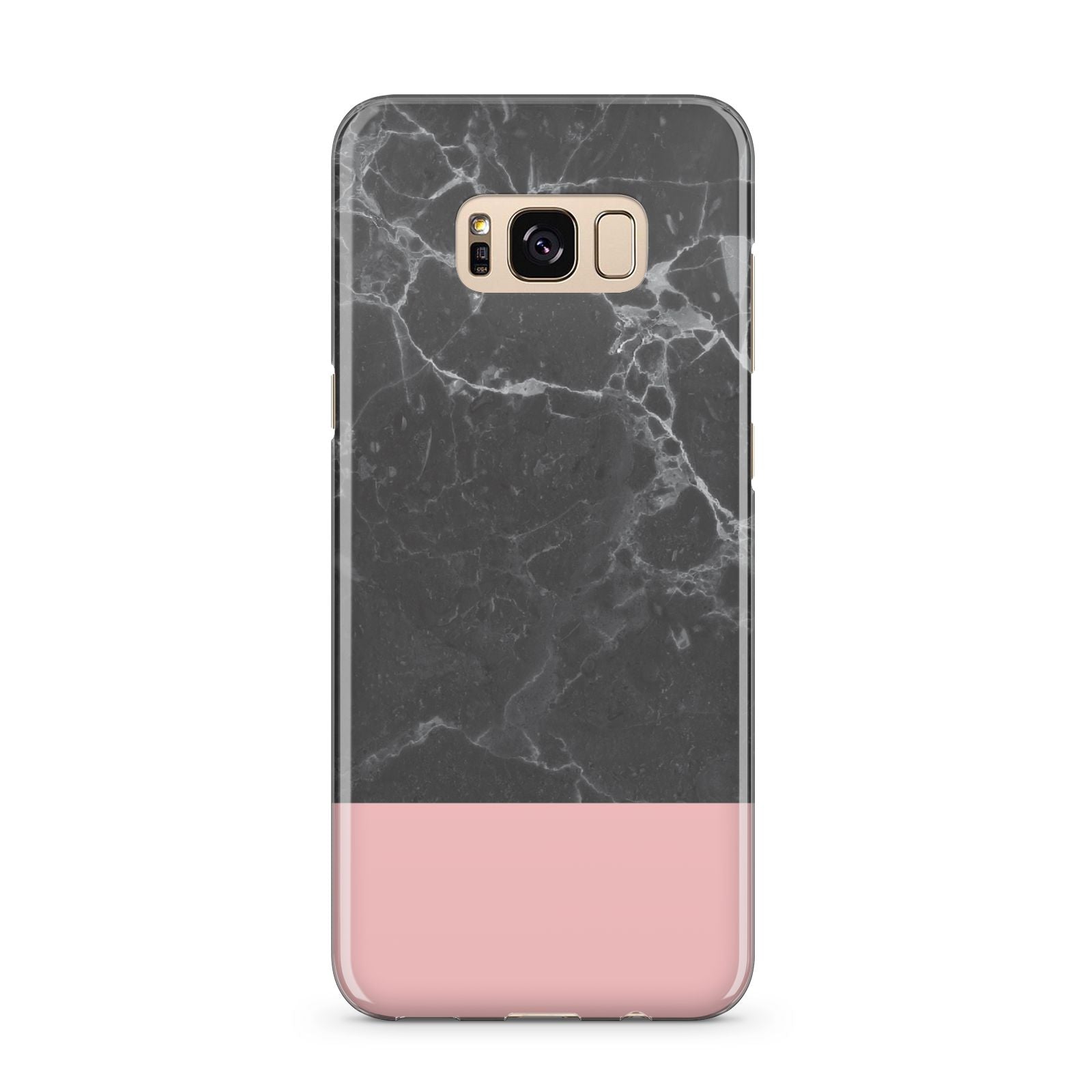 Marble Black Pink Samsung Galaxy S8 Plus Case