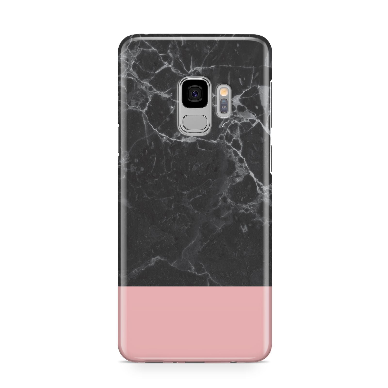 Marble Black Pink Samsung Galaxy S9 Case