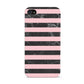 Marble Black Pink Striped Apple iPhone 4s Case