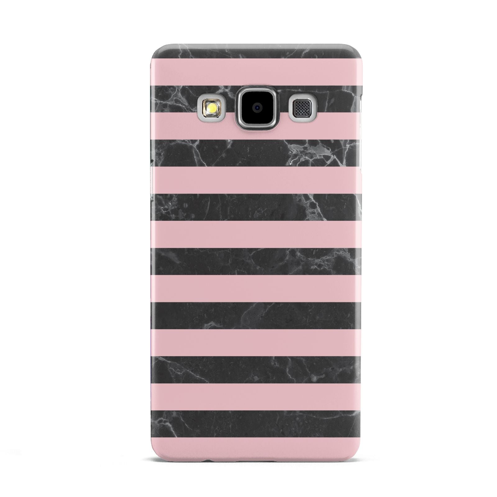 Marble Black Pink Striped Samsung Galaxy A5 Case