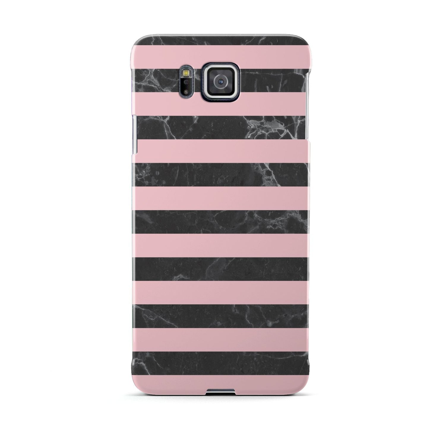 Marble Black Pink Striped Samsung Galaxy Alpha Case