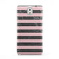 Marble Black Pink Striped Samsung Galaxy Note 3 Case