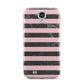 Marble Black Pink Striped Samsung Galaxy S4 Case