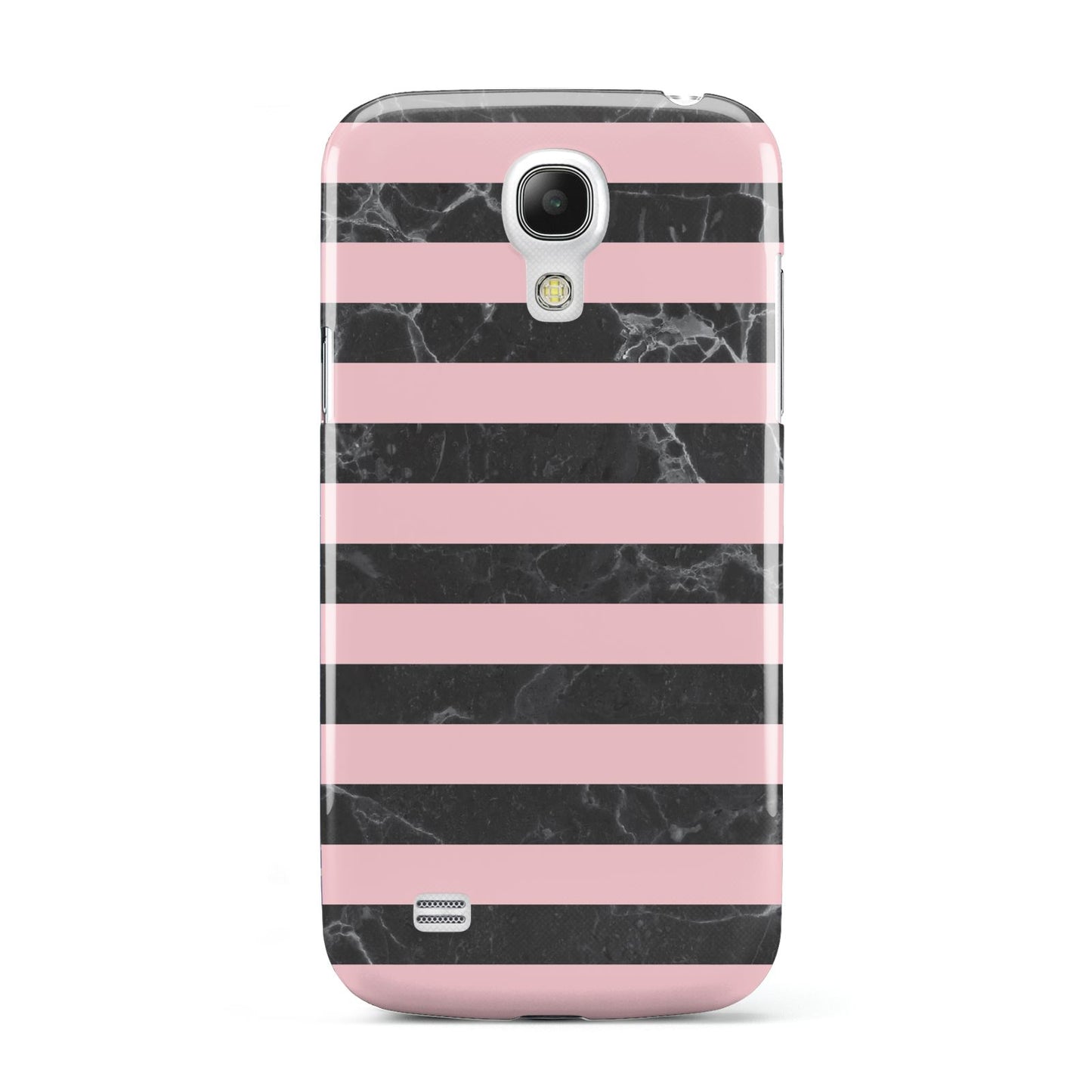 Marble Black Pink Striped Samsung Galaxy S4 Mini Case