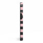Marble Black Pink Striped iPhone 13 Side Image 3D Tough Case