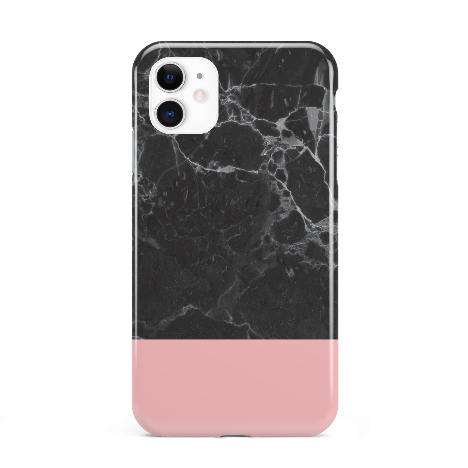Marble Black Pink iPhone 11 3D Tough Case