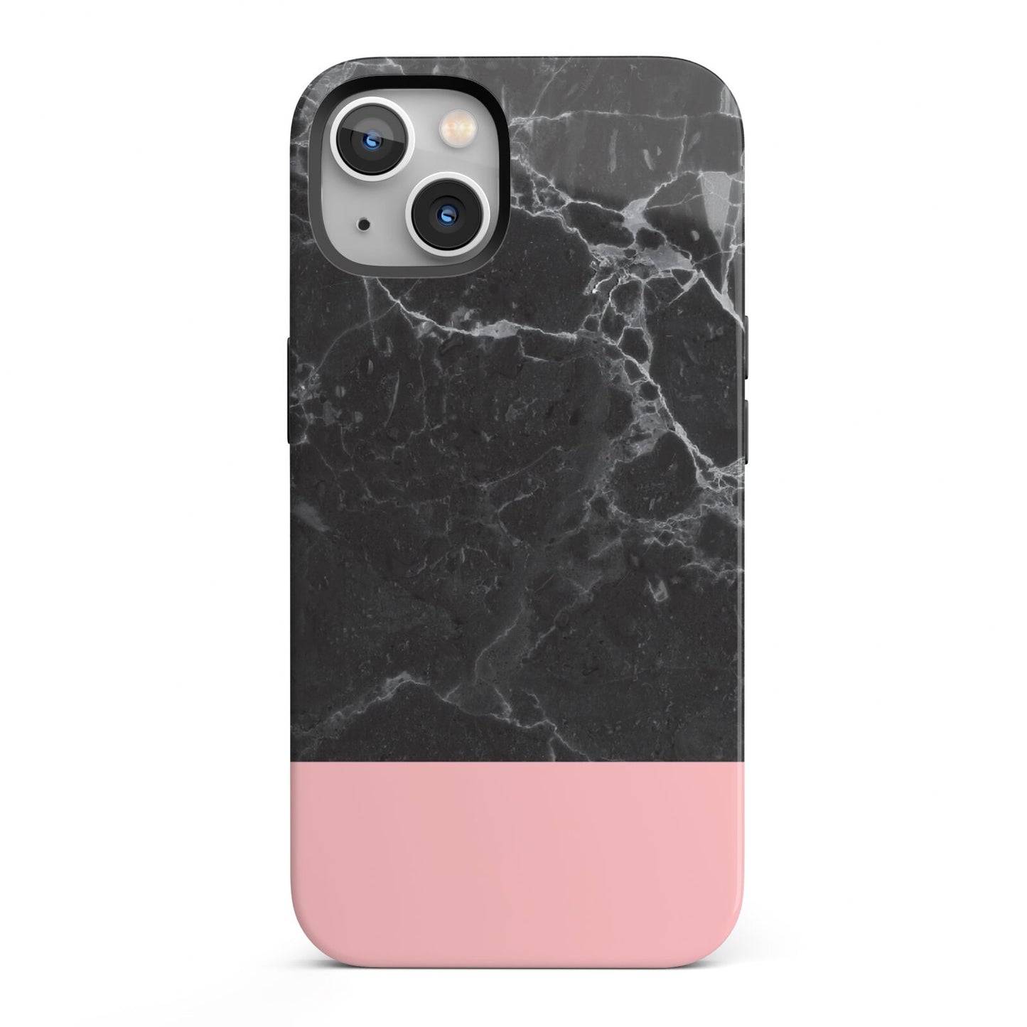 Marble Black Pink iPhone 13 Full Wrap 3D Tough Case