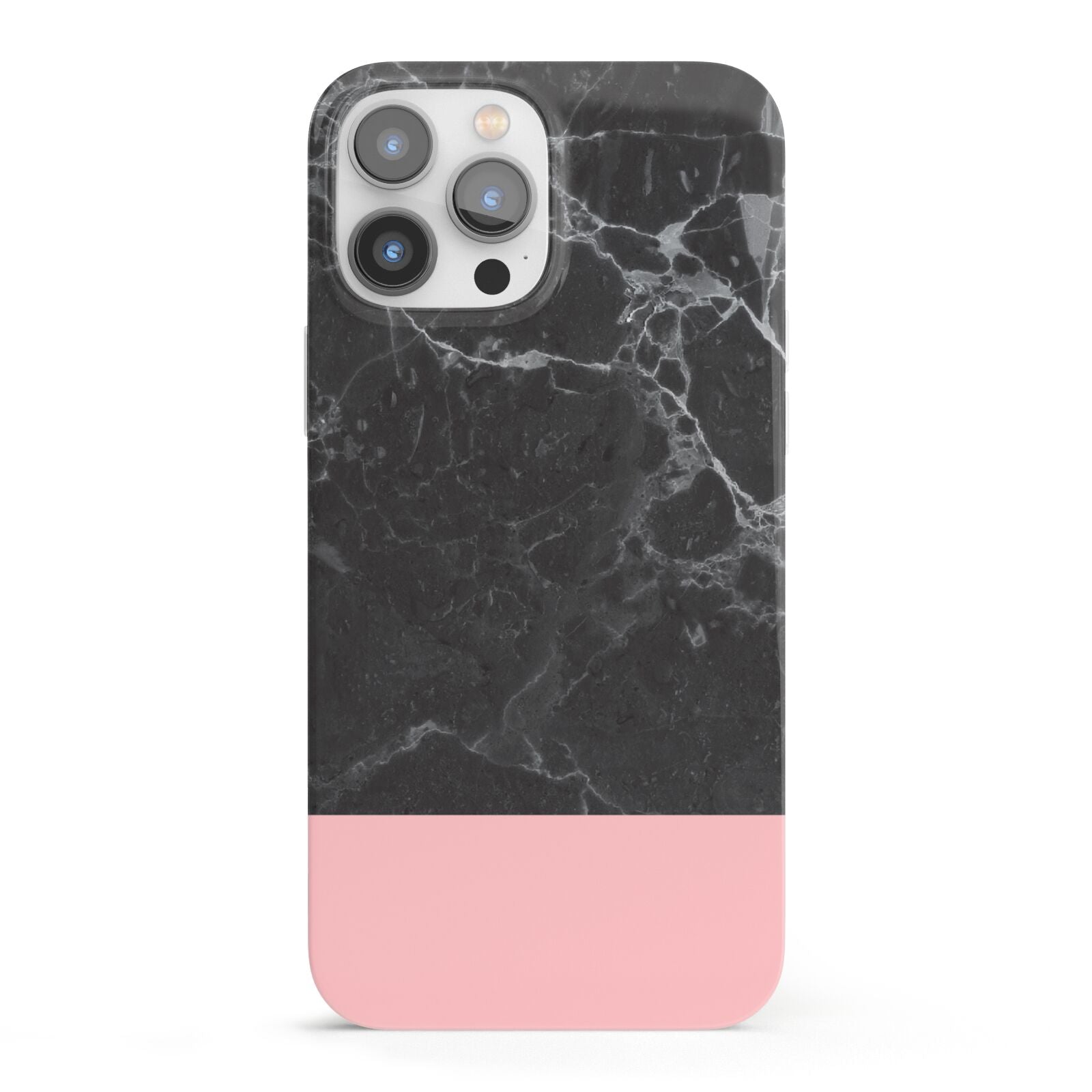 Marble Black Pink iPhone 13 Pro Max Full Wrap 3D Snap Case