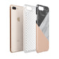 Marble Black White Grey Peach Apple iPhone 7 8 Plus 3D Tough Case Expanded View