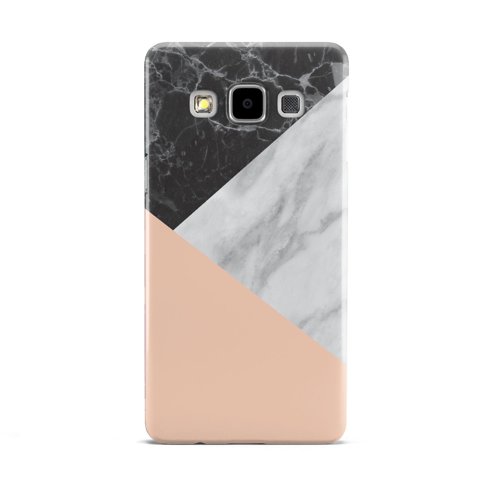 Marble Black White Grey Peach Samsung Galaxy A5 Case