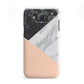Marble Black White Grey Peach Samsung Galaxy J5 Case