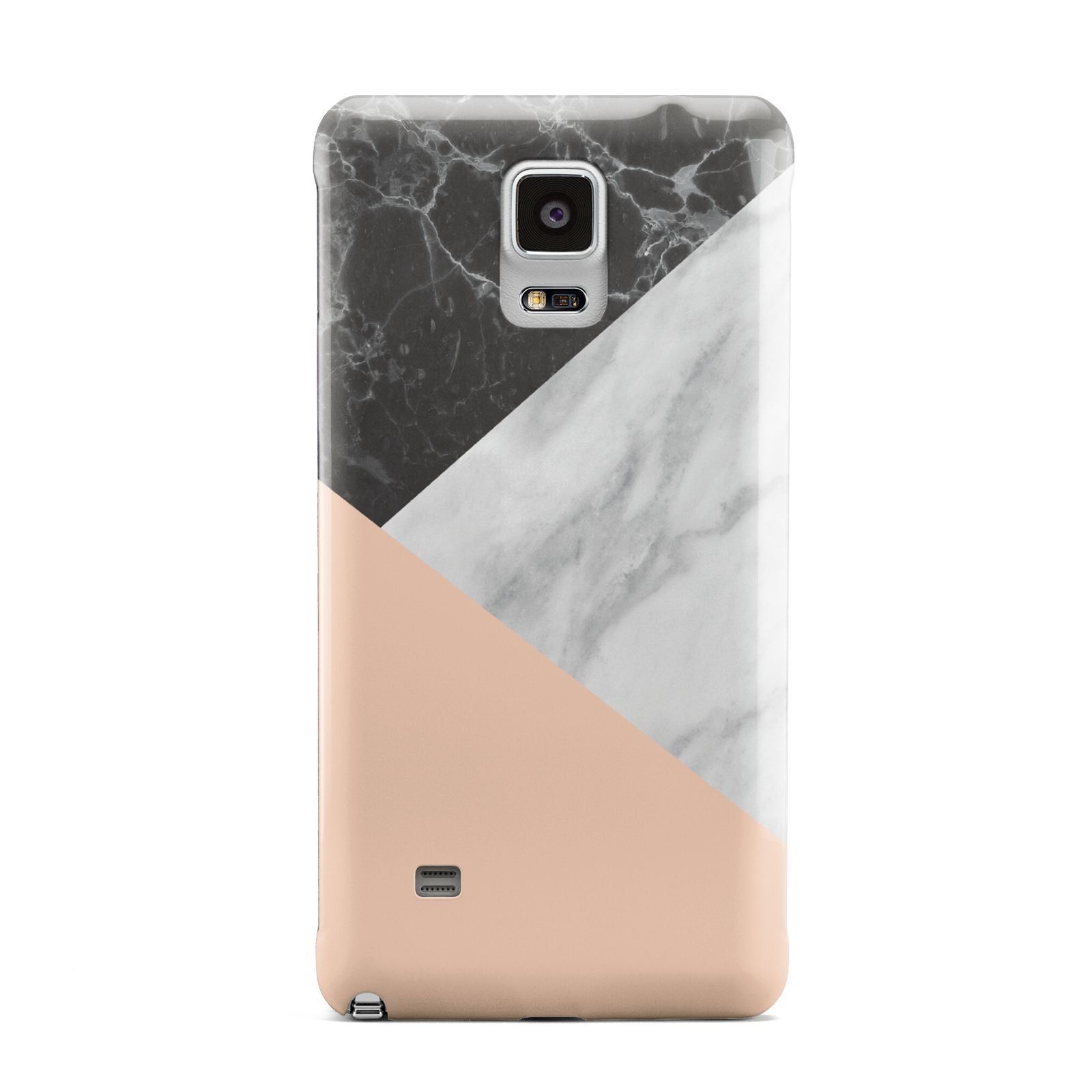 Marble Black White Grey Peach Samsung Galaxy Note 4 Case