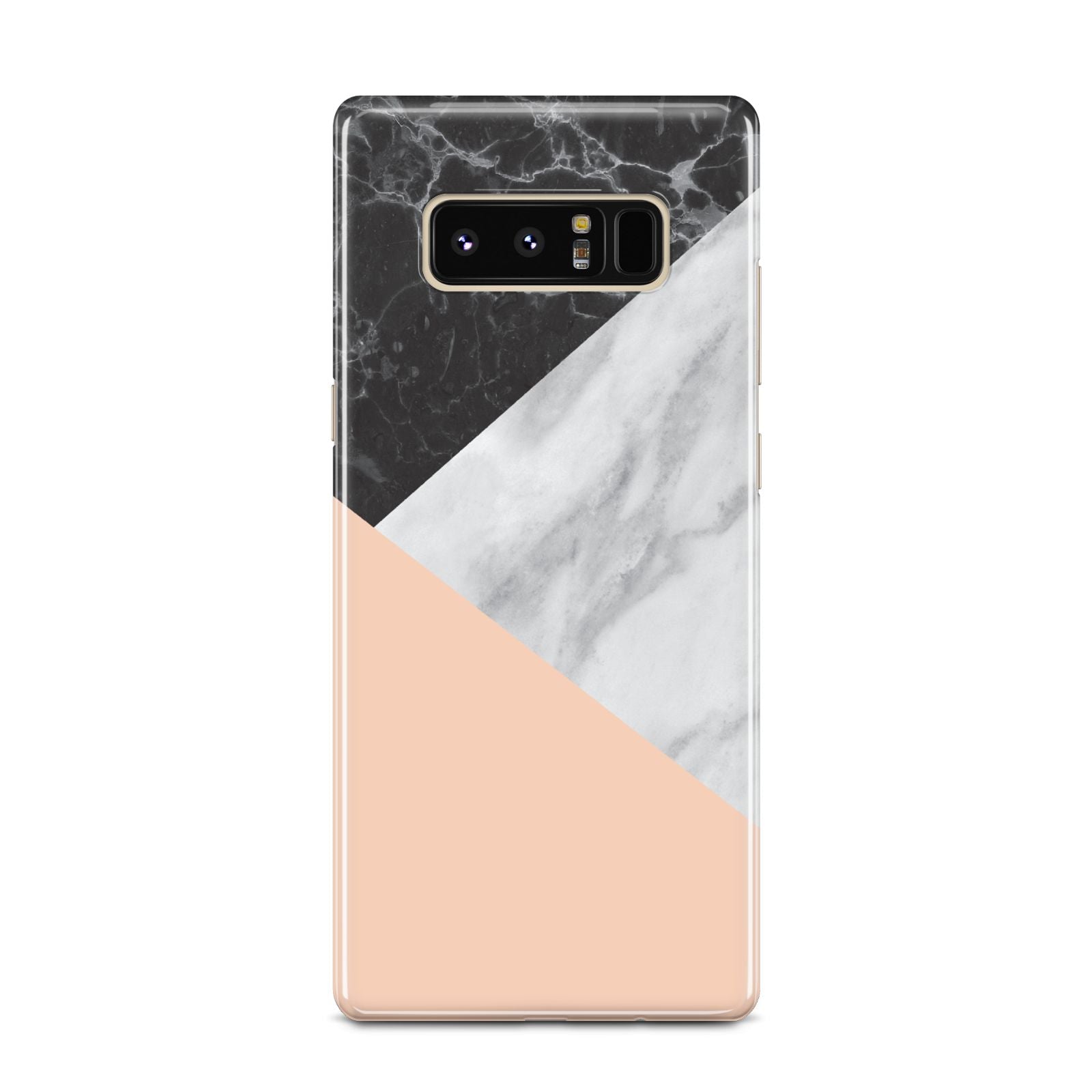 Marble Black White Grey Peach Samsung Galaxy Note 8 Case