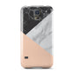Marble Black White Grey Peach Samsung Galaxy S5 Case