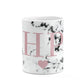 Marble Blush Pink Heart Personalised 10oz Mug Alternative Image 7
